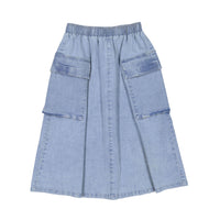 Elements Light Blue Cargo Skirt