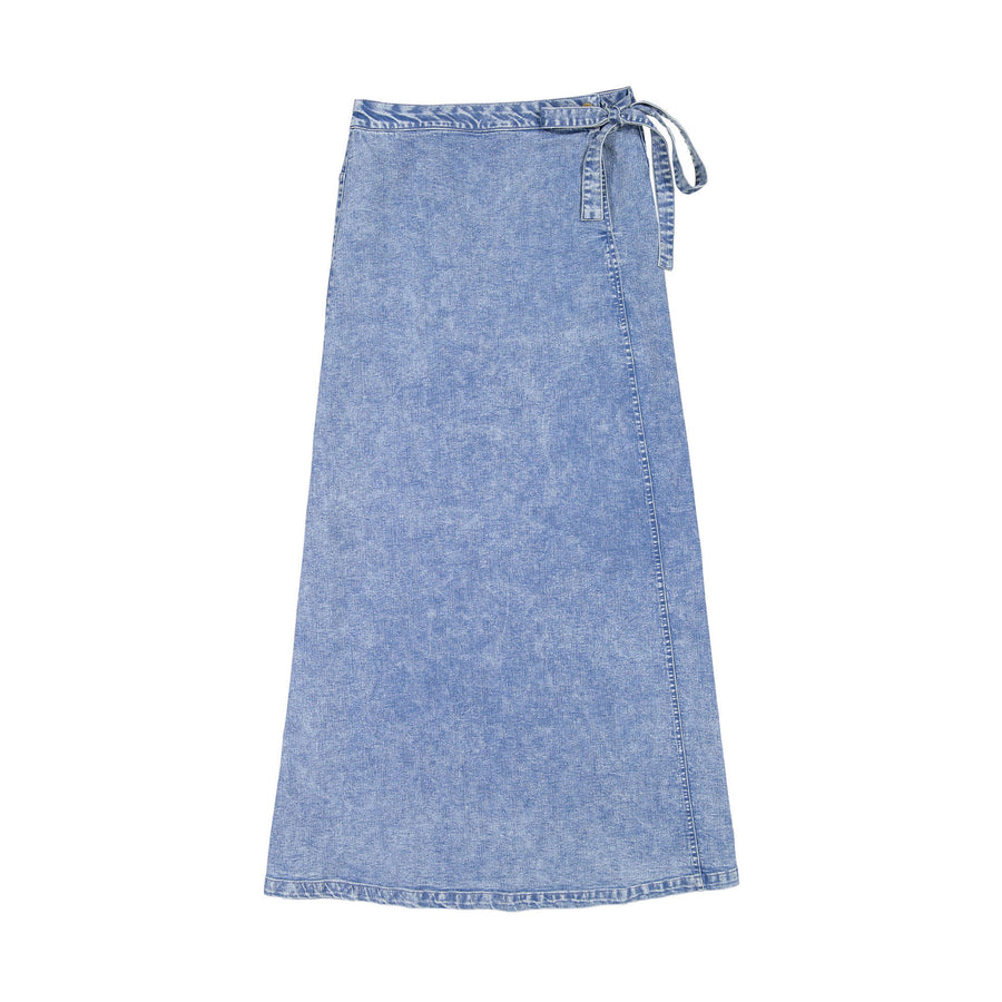 Elements Medium Denim Wrap Skirt