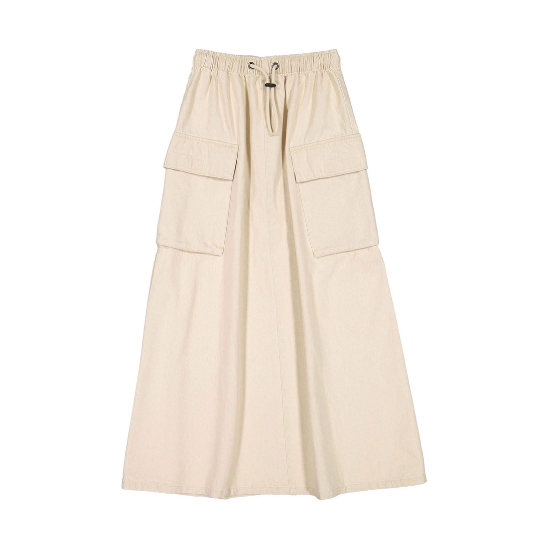 Elements Taupe Wash Maxi Cargo Skirt