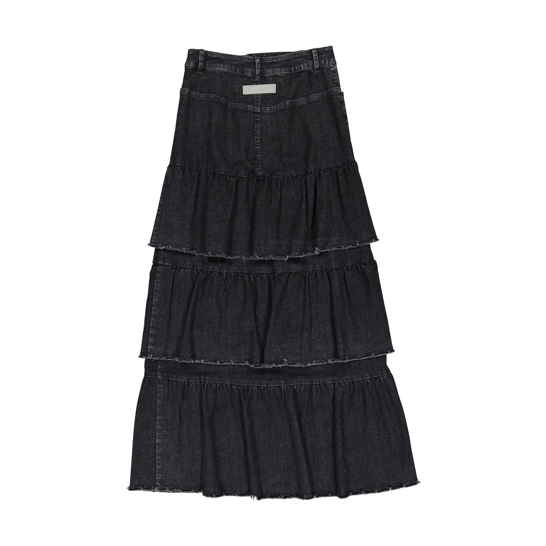 Elements Black Denim Layered Skirt