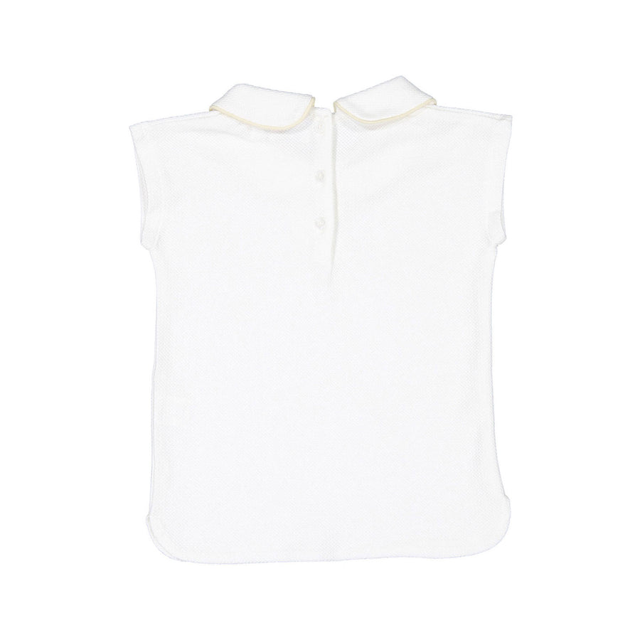 Coco Blanc Cream Peter Pan Shirt