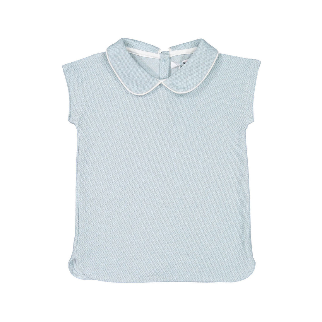 Coco Blanc Pale Blue Peter Pan Shirt