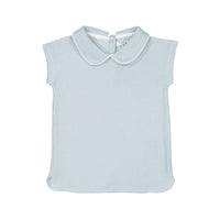 Coco Blanc Pale Blue Peter Pan Shirt