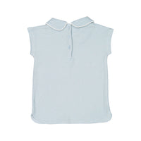 Coco Blanc Pale Blue Peter Pan Shirt
