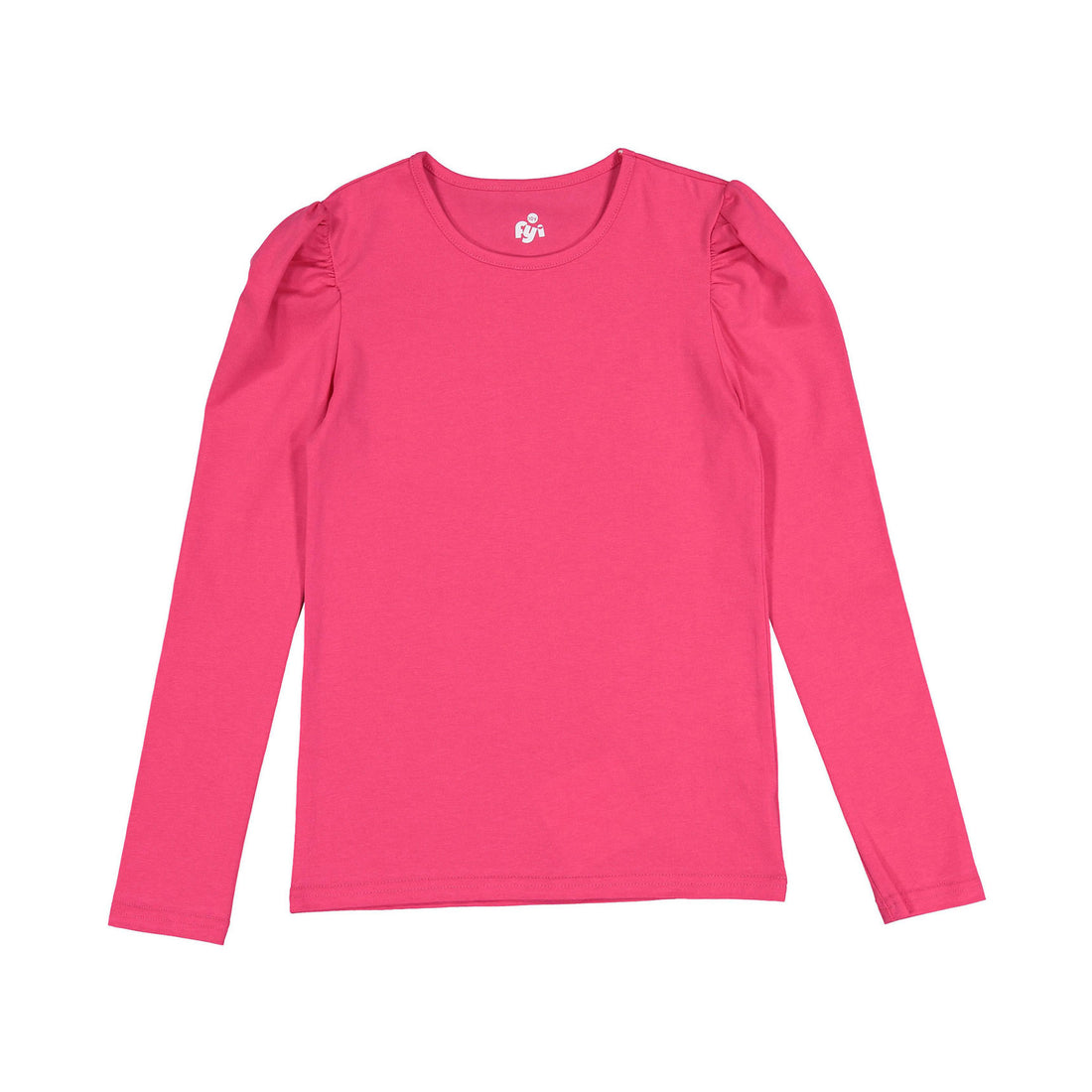 FYI Magenta Puff Sleeve T-shirt