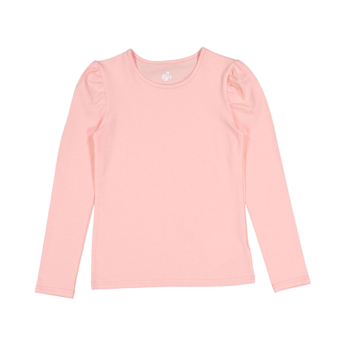 FYI Baby Pink Puff Sleeve T-shirt