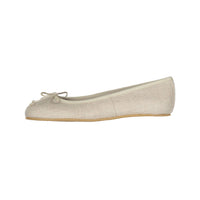 Papanatas Natural Linen Soft Ballet Flat