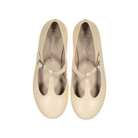 Papanatas Nude T-Strap Flats