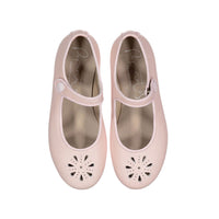 Papanatas Light Pink Flower Detailed Mary Janes