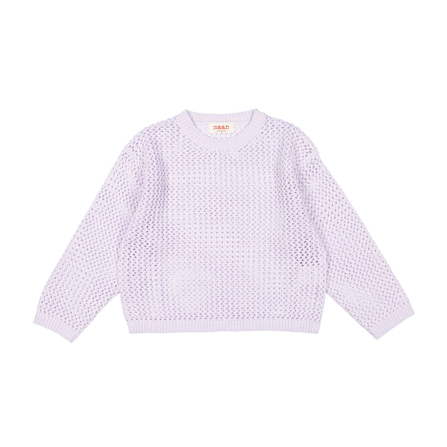 Maan Lilac Knit Simca Pullover