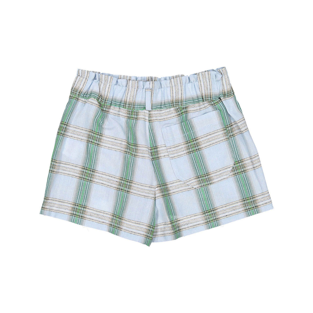 Maan Green Woven Shorts
