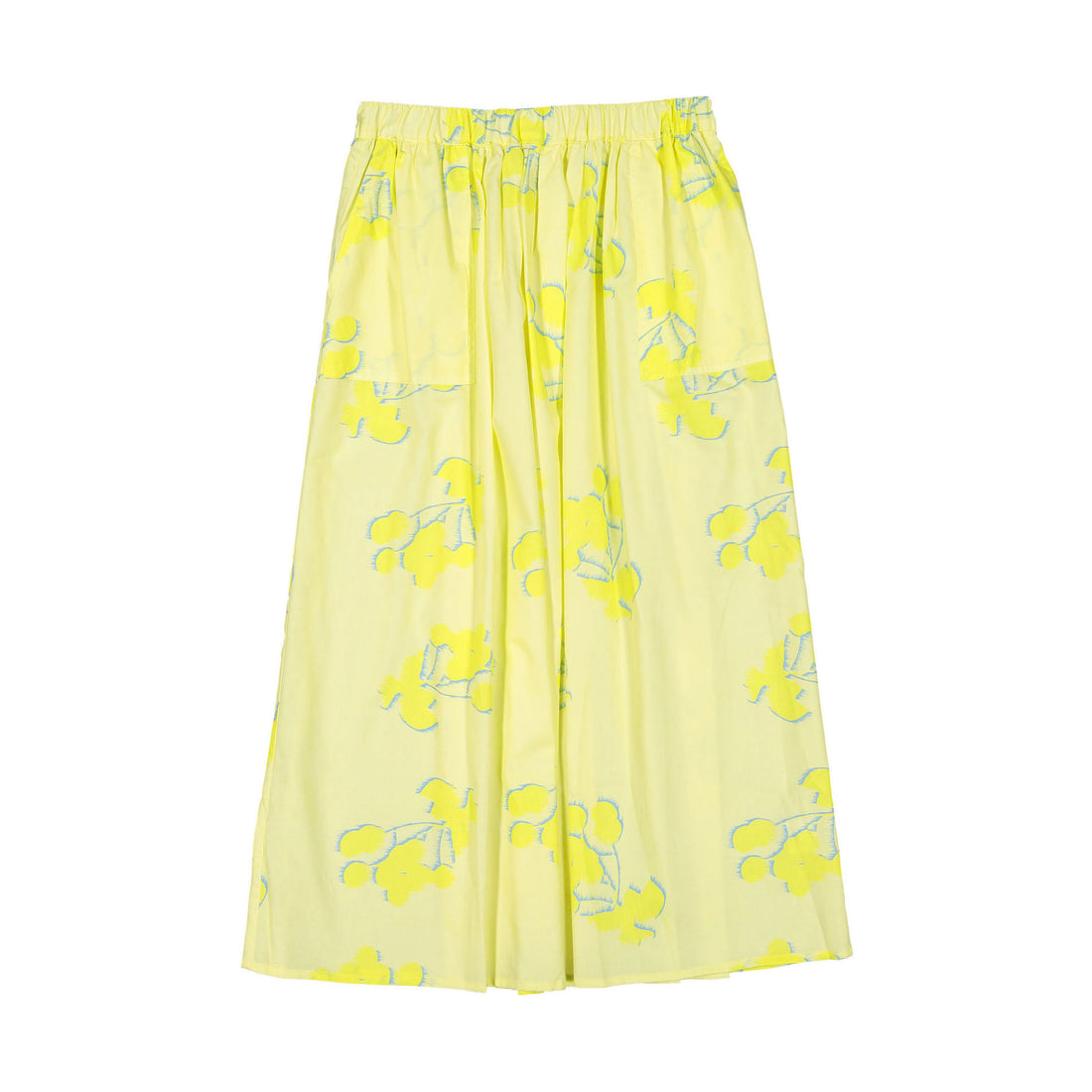 Maan Yellow Woven Womens Datsun Skirt