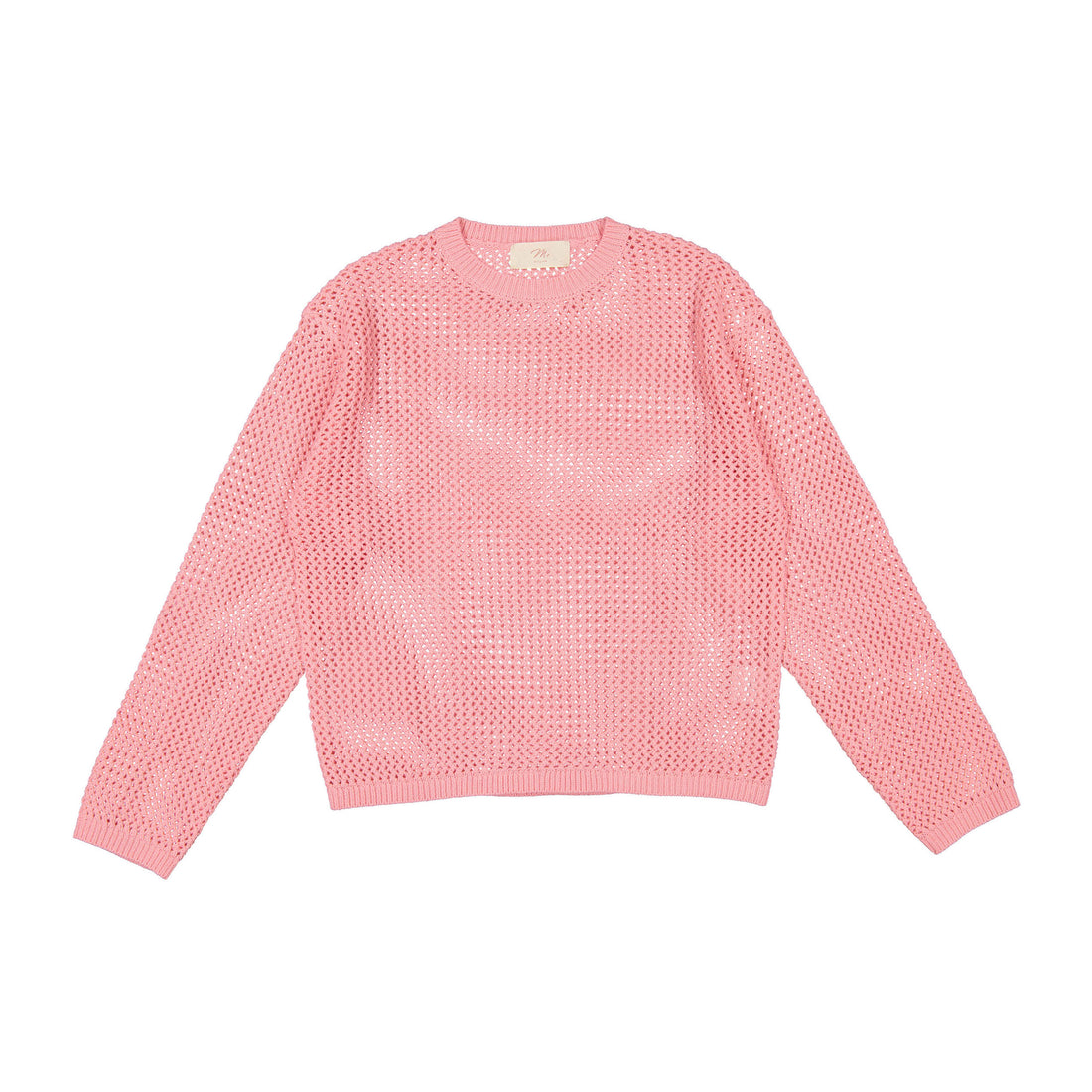 Maan Pink Knit Womens Simca Pullover