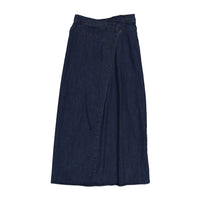 Ava Jeans Dark Denim A line Zip Skirt