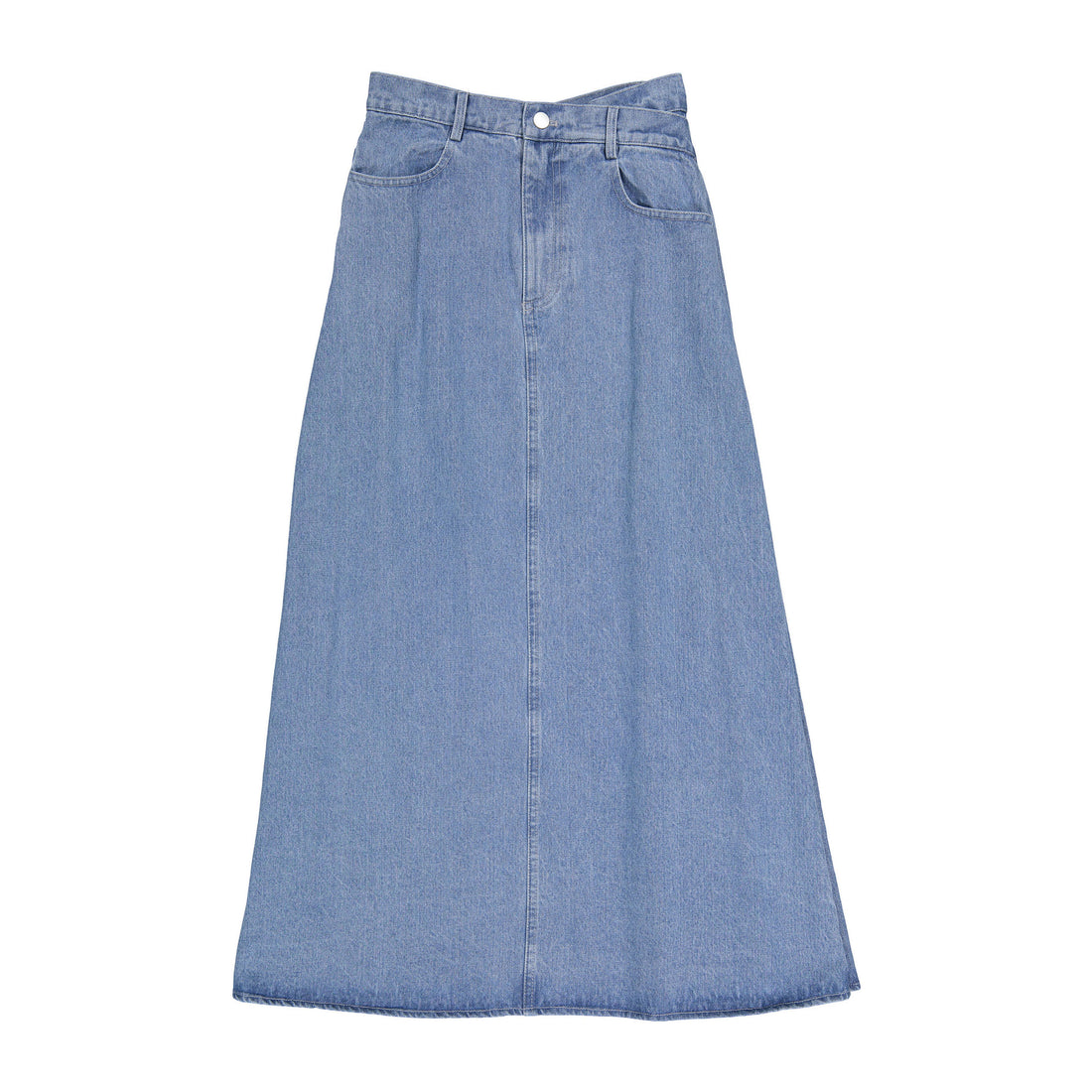 Ava Jeans Drop Zip Denim Wash Skirt