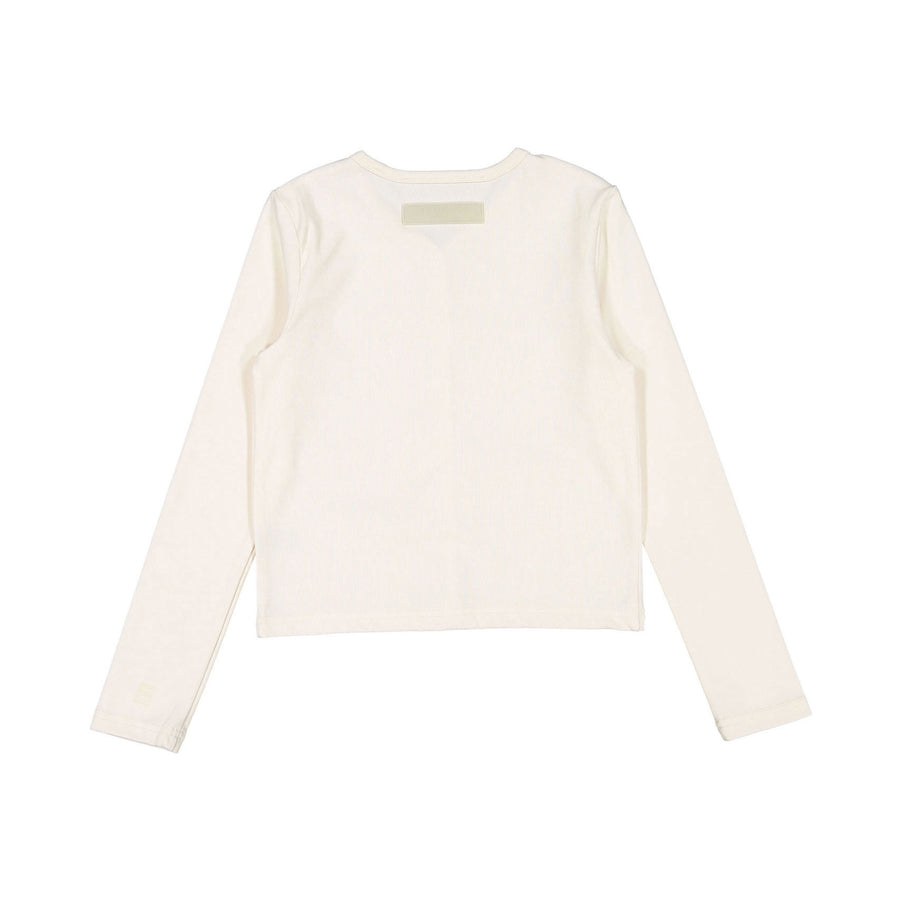 Elements Cream Tee Cardigan