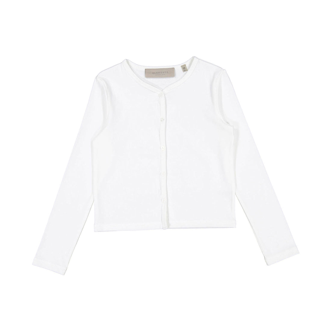 Elements White Tee Cardigan