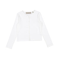 Elements White Tee Cardigan