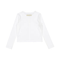 Elements White Tee Cardigan