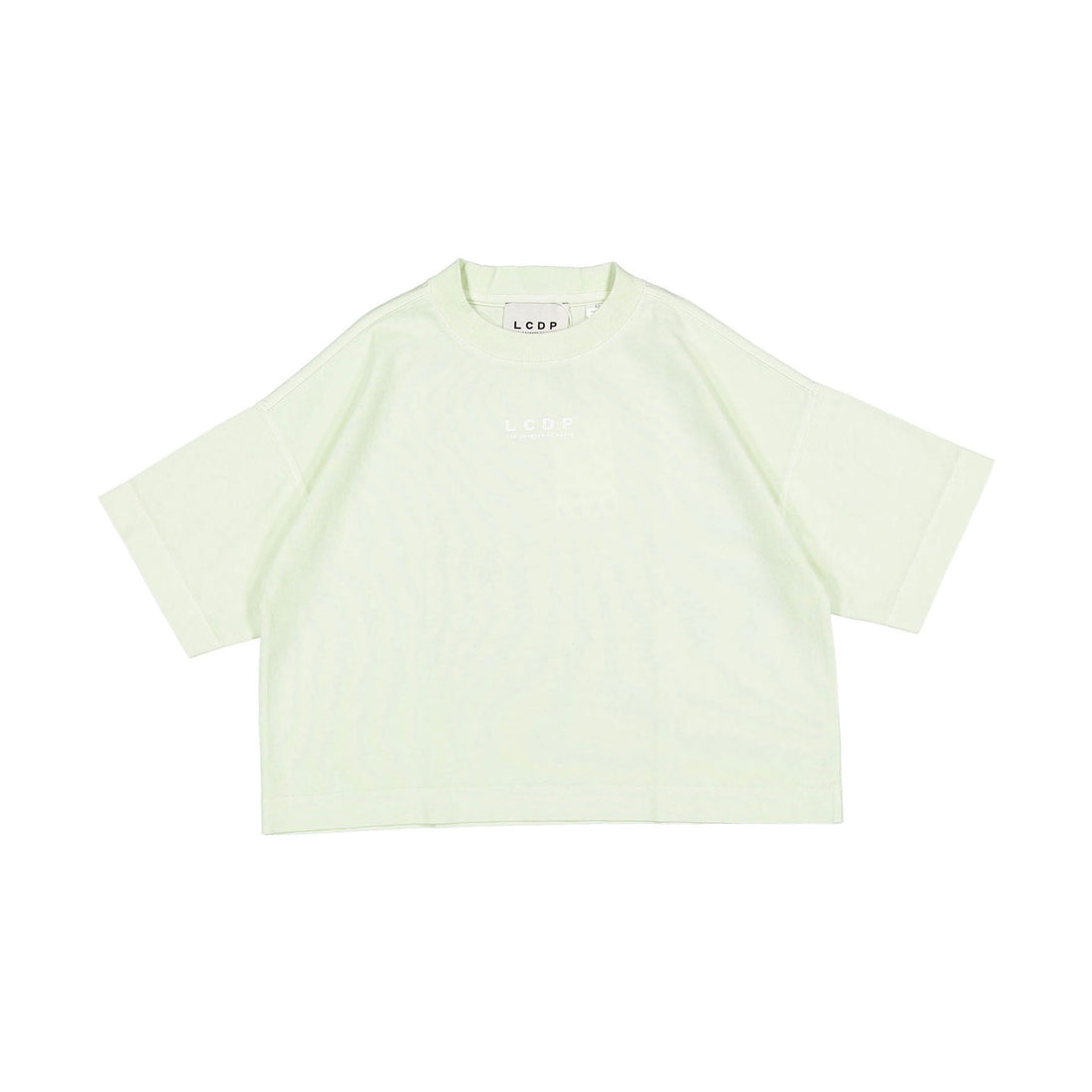Les Coyotes De Paris Pistachio Oversized Garment-Dye Logo T-Shirt
