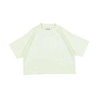 Les Coyotes De Paris Pistachio Oversized Garment-Dye Logo T-Shirt