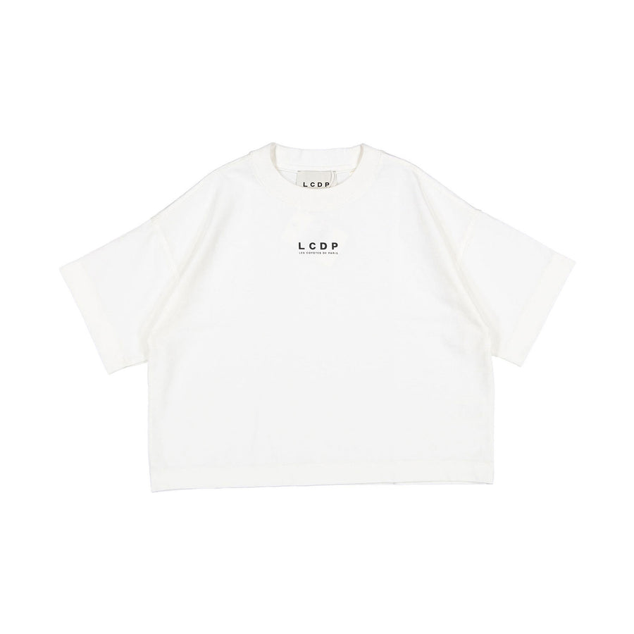 Les Coyotes De Paris Off White Oversized Logo T-Shirt