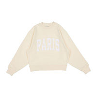 Les Coyotes De Paris Cream Relaxed Fit Artwork Sweatshirt