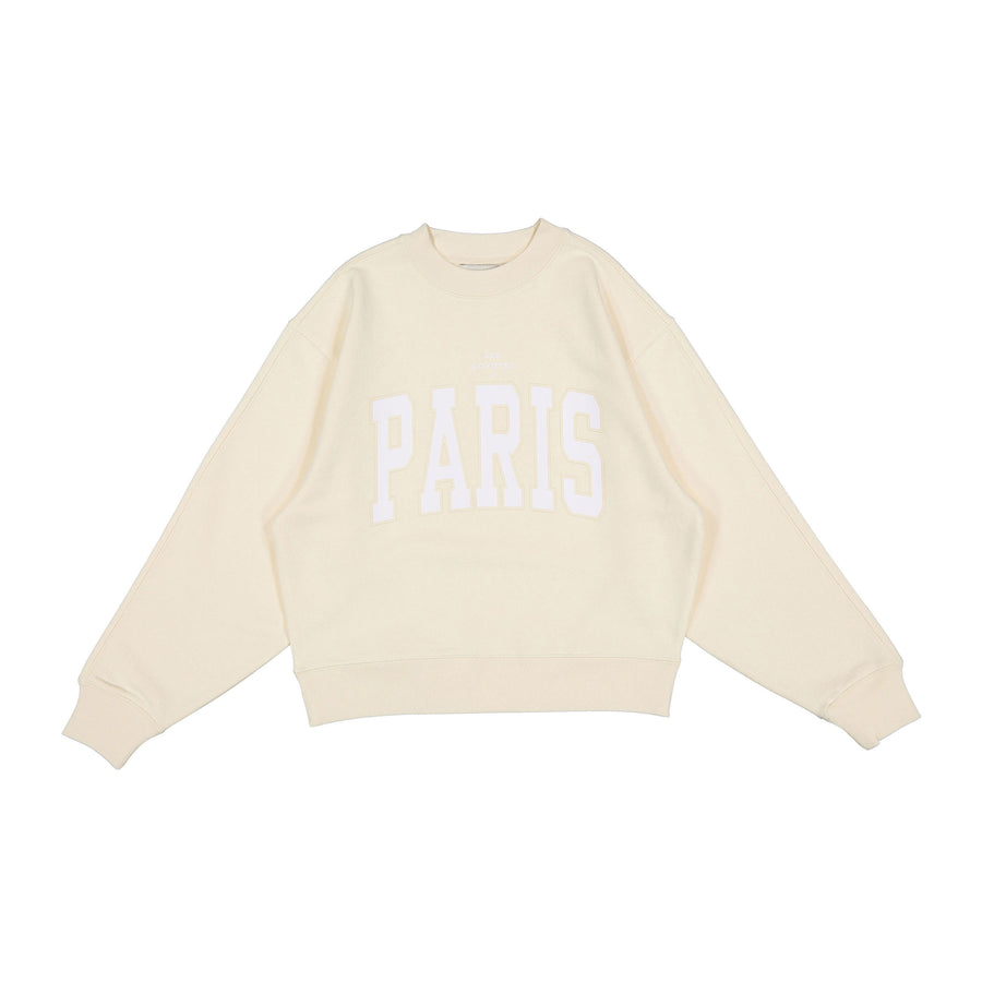 Les Coyotes De Paris Cream Relaxed Fit Artwork Sweatshirt