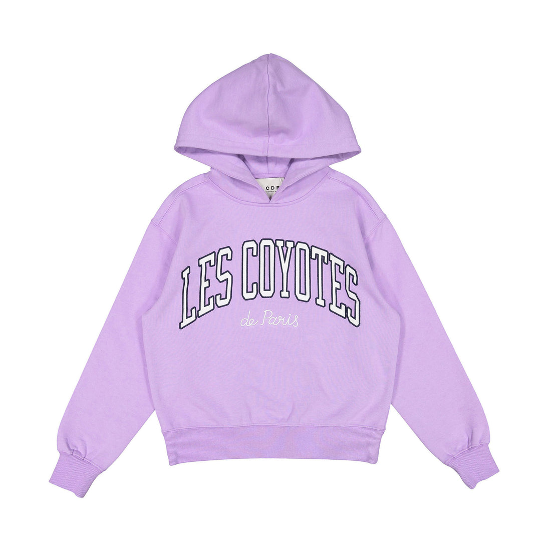 Les Coyotes De Paris Wild Violet Elaxed Fit Collage Hoodie