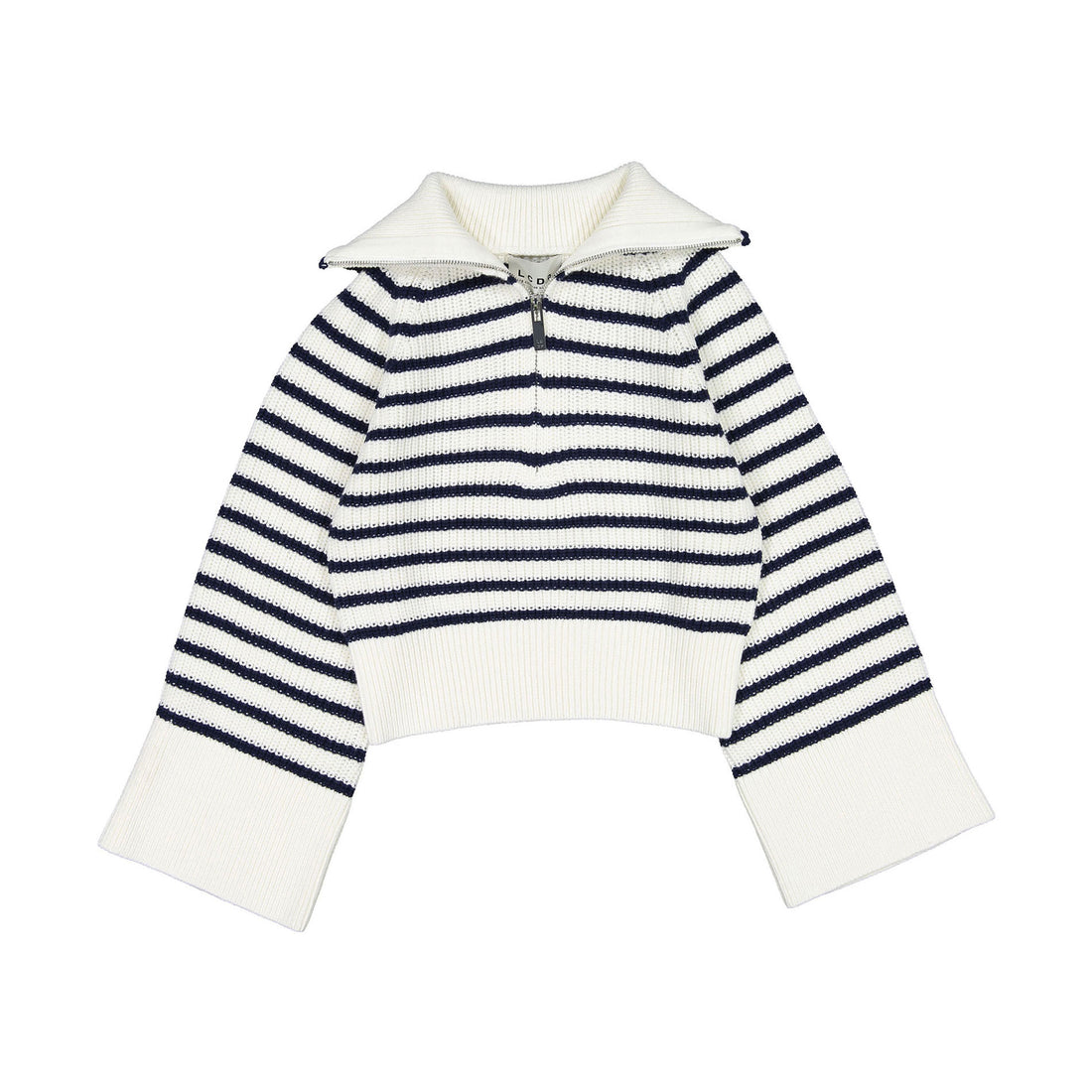 Les Coyotes De Paris Classic Stripe Half Zip Pullover – Ladida