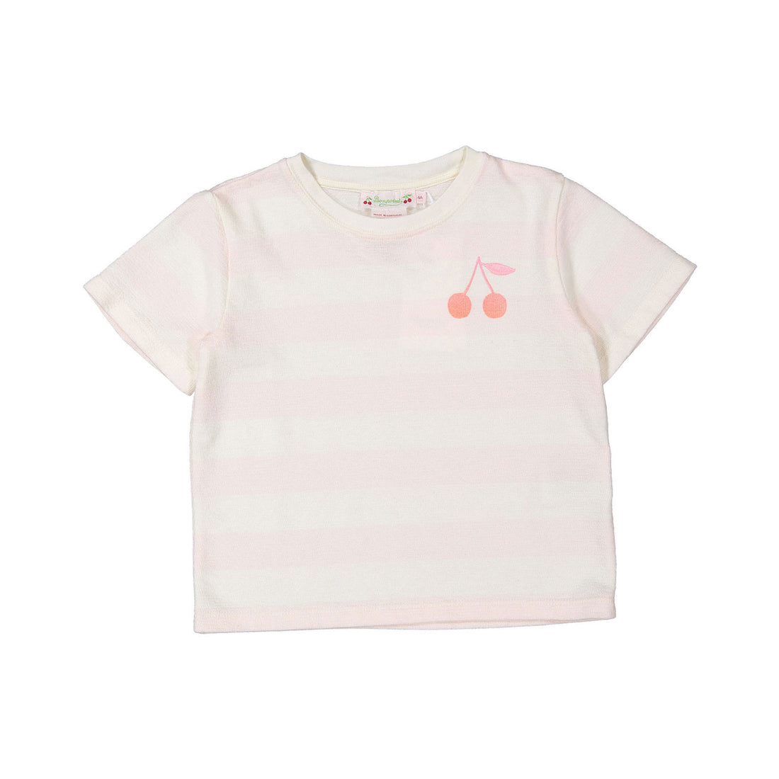 Bonpoint Rose Powder Striped Friendship T-Shirt