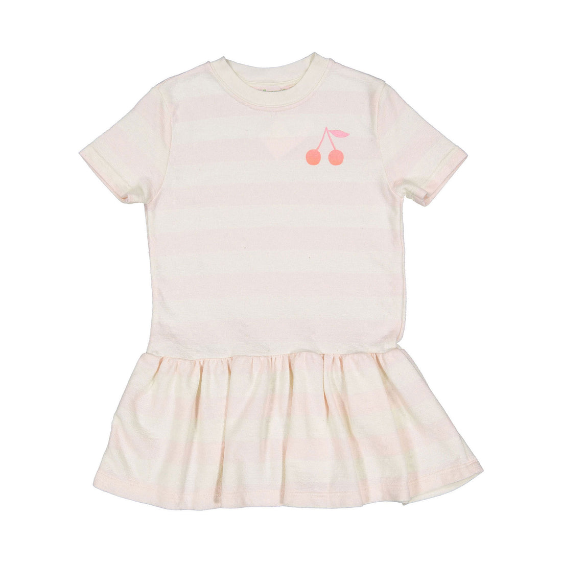 Bonpoint Powder Pink Striped  Amaia Dress