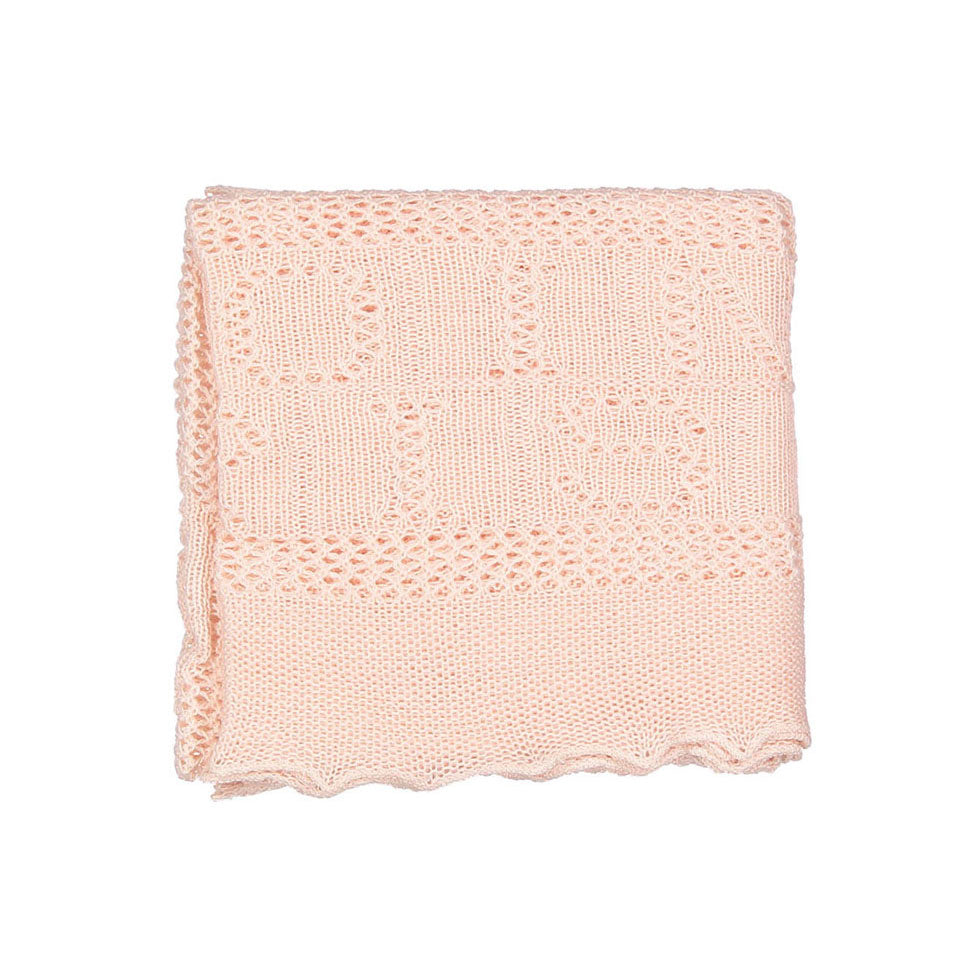 Bonpoint Pale Pink Pehurchale Blanket