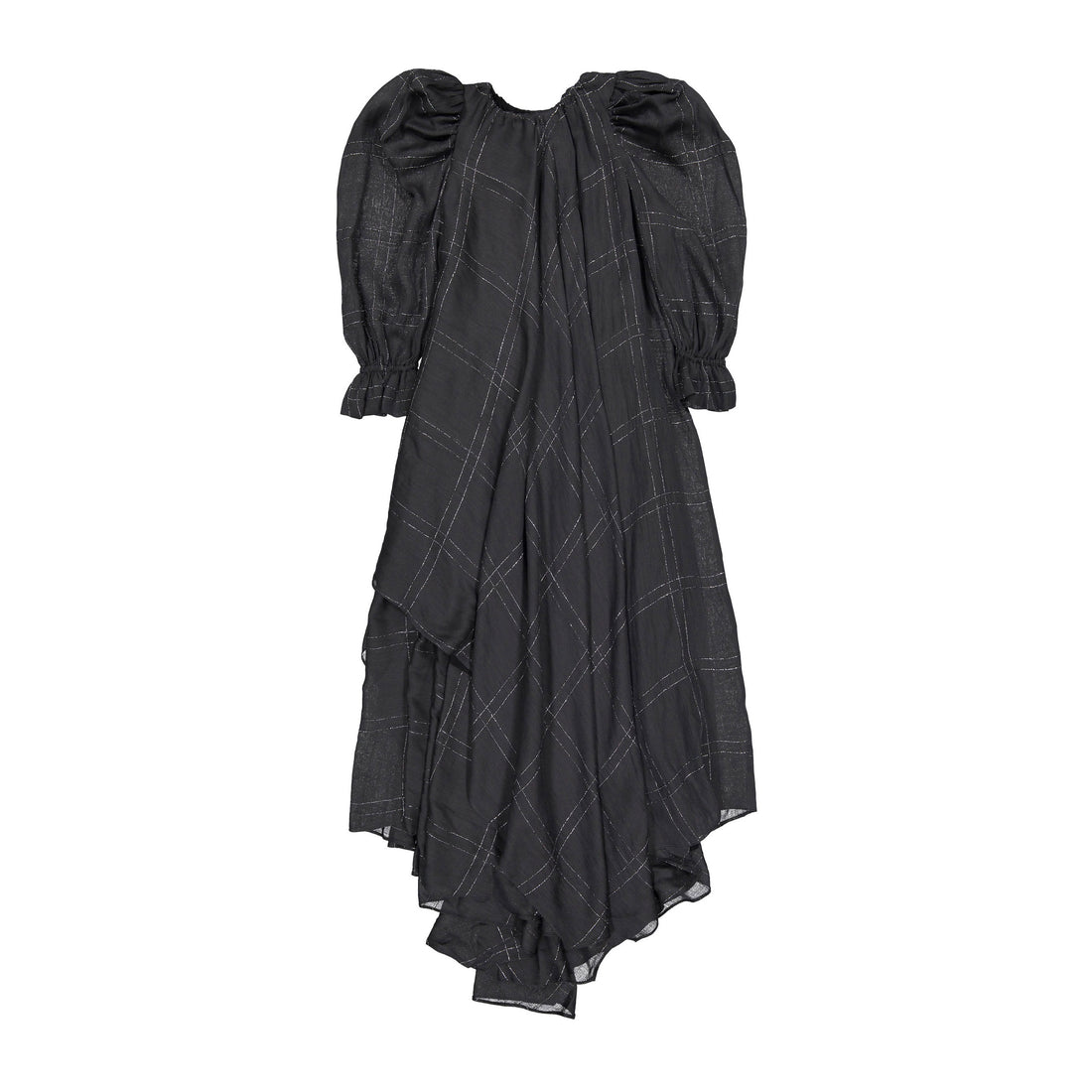 Venera Arapu Anthracite Cube Roll Dress