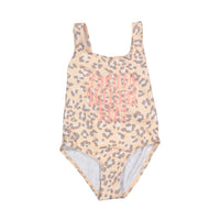 Tocoto Vintage Pink Animal Print 1976 Baby Swimsuit
