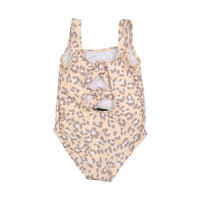 Tocoto Vintage Pink Animal Print 1976 Baby Swimsuit