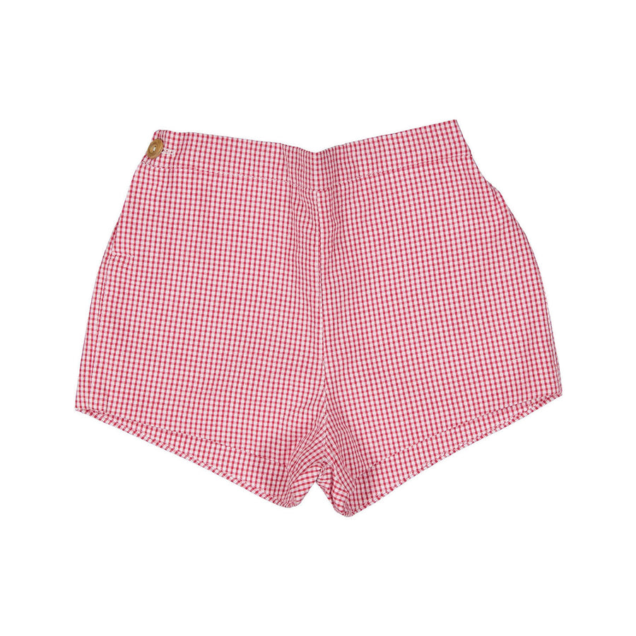 Birinit Red Gingham Short