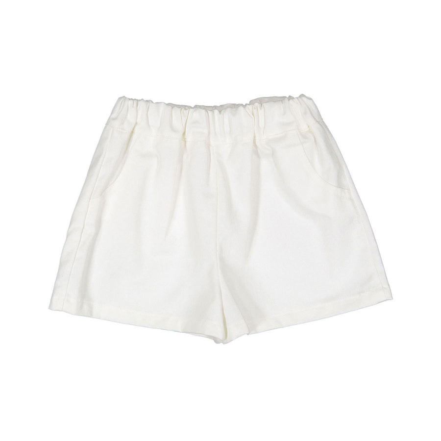 Birinit White Denim Short
