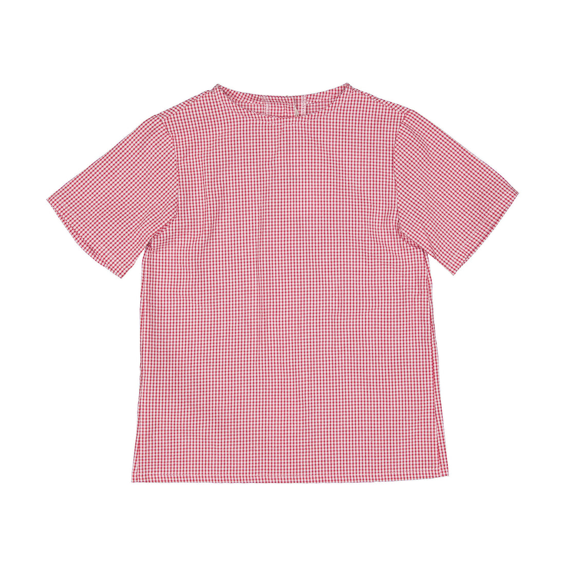 Birinit Red Gingham Short Sleeve Shirt