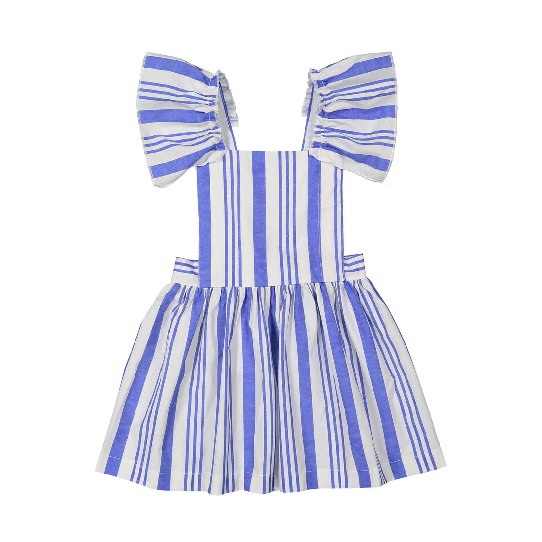 Birinit Deep Blue Stripe Dress