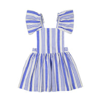 Birinit Deep Blue Stripe Dress