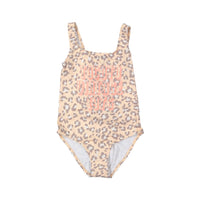 Tocoto Vintage Pink Animal Print 1976 Swimsuit