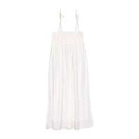 Designers Remix Cream/Orange Pink Velma Long Smock Dress