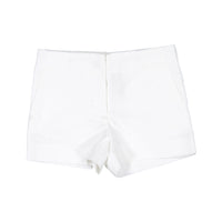 L by Ladida White StructuredShorts