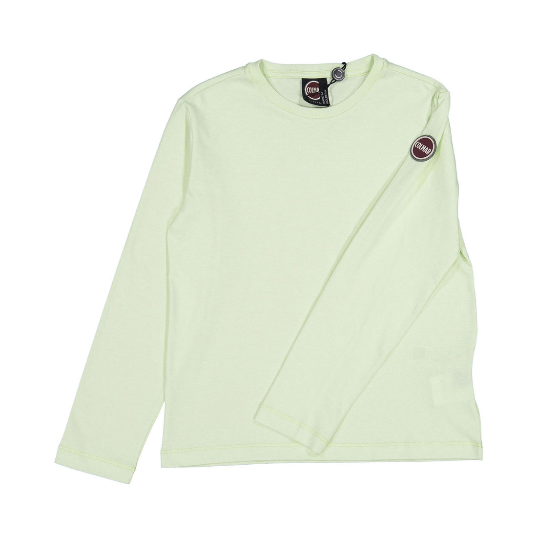 Colmar Lime Green Solid Long Sleeve Tee