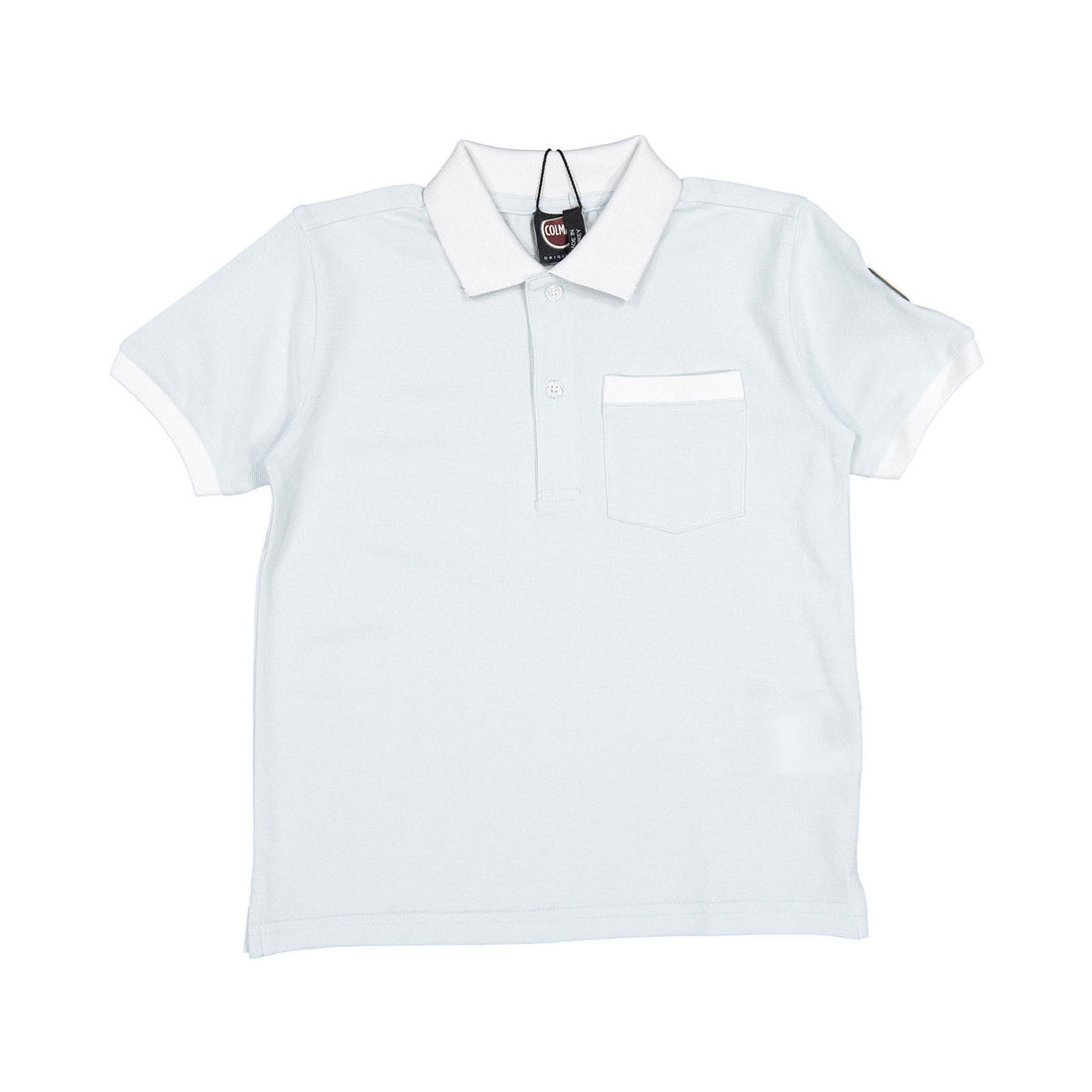 Colmar Pale Blue Trim Pocket Polo
