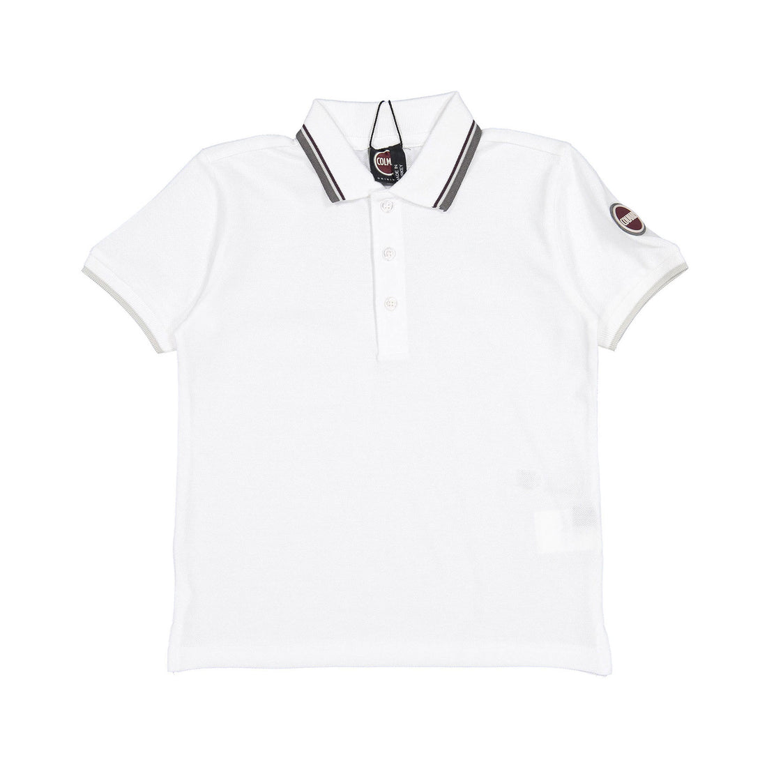 Colmar White Collar Trim Polo