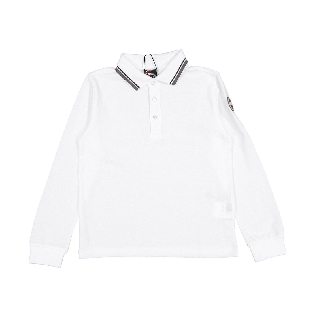 Colmar White Long Sleeve Polo