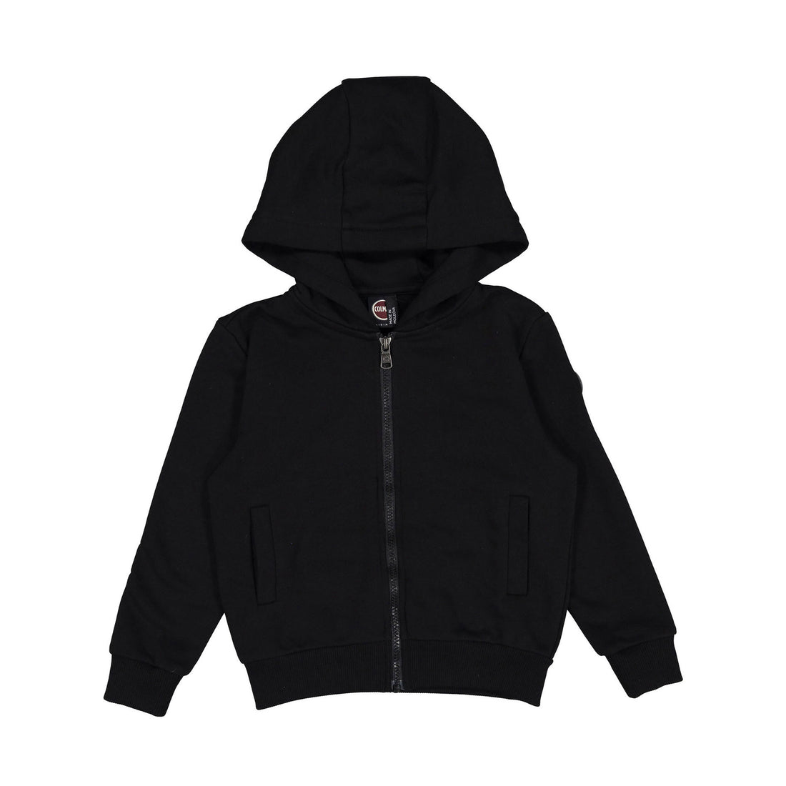Colmar Black Solid Zip Up Sweatshirt
