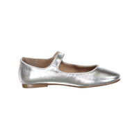 Papanatas Silver Metalic Mary Janes